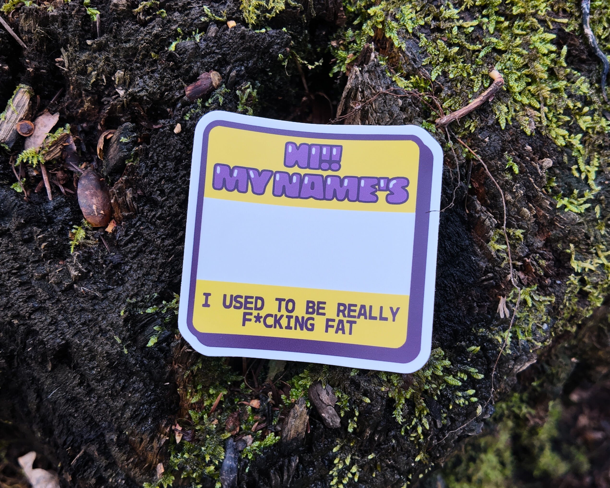 'Hello My Name Is' Sticker