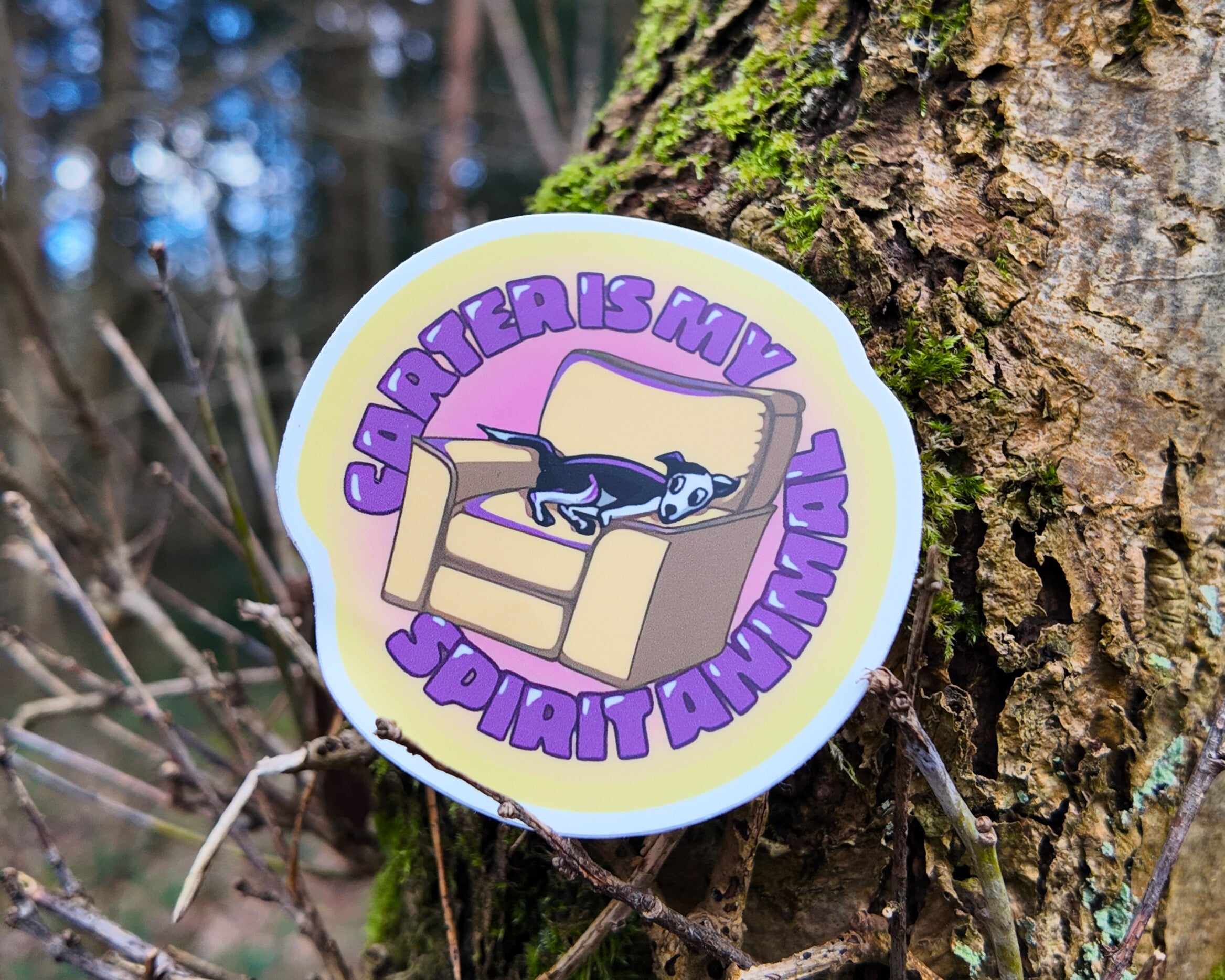 'Carter Is My Spirit Animal' Sticker